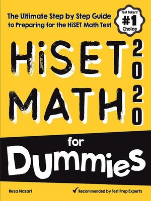 cover image of HiSET Math for Dummies